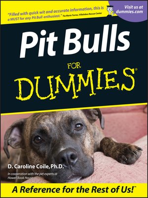 cover image of Pit Bulls For Dummies